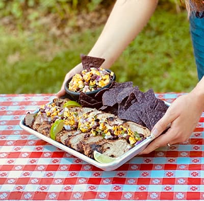 Corn & Black Bean Salsa with Cilantro Lime Pork Tenderloin