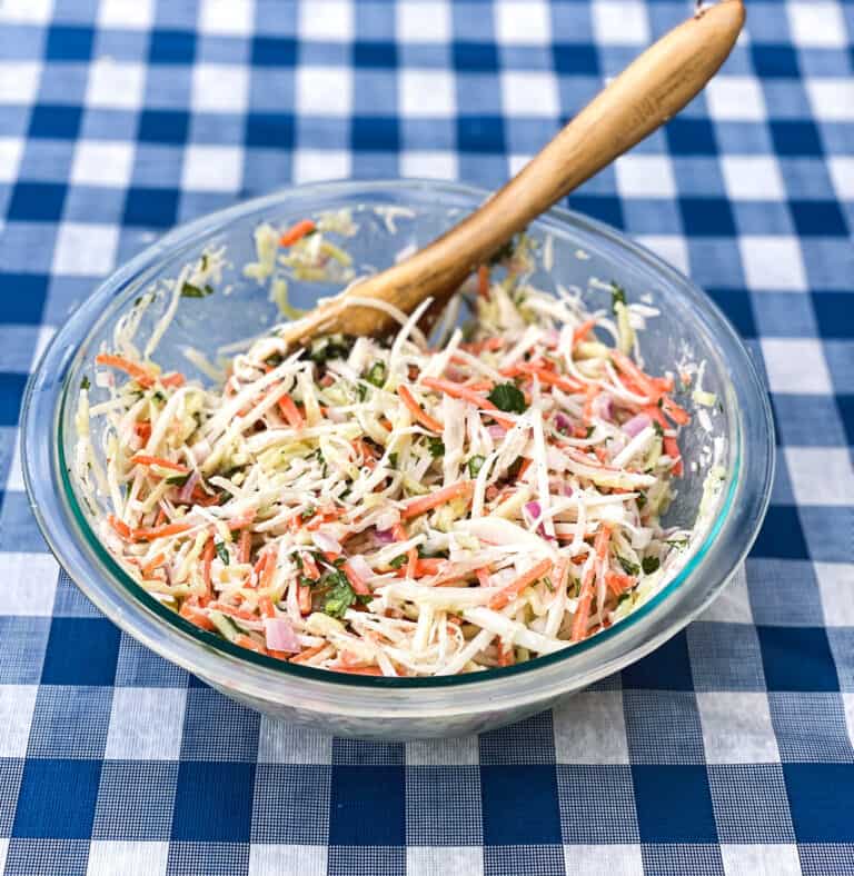 Lemon Cilantro Summer Slaw