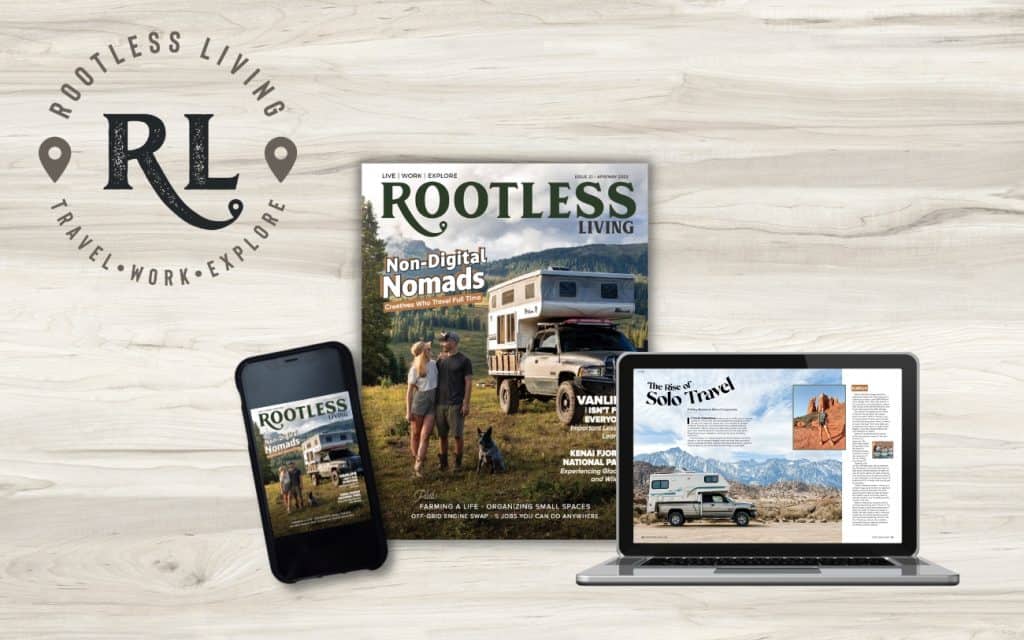 Digital Nomad Magazine - Van Life Magazine - Subscribe today | Rootless Living
