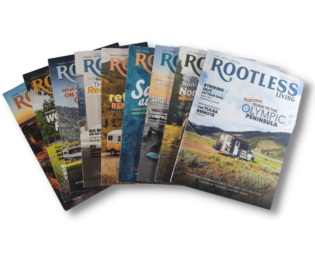 rootless living magazine samples - work with rootless living magazine